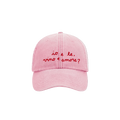 Vino e Amore Pink Cap