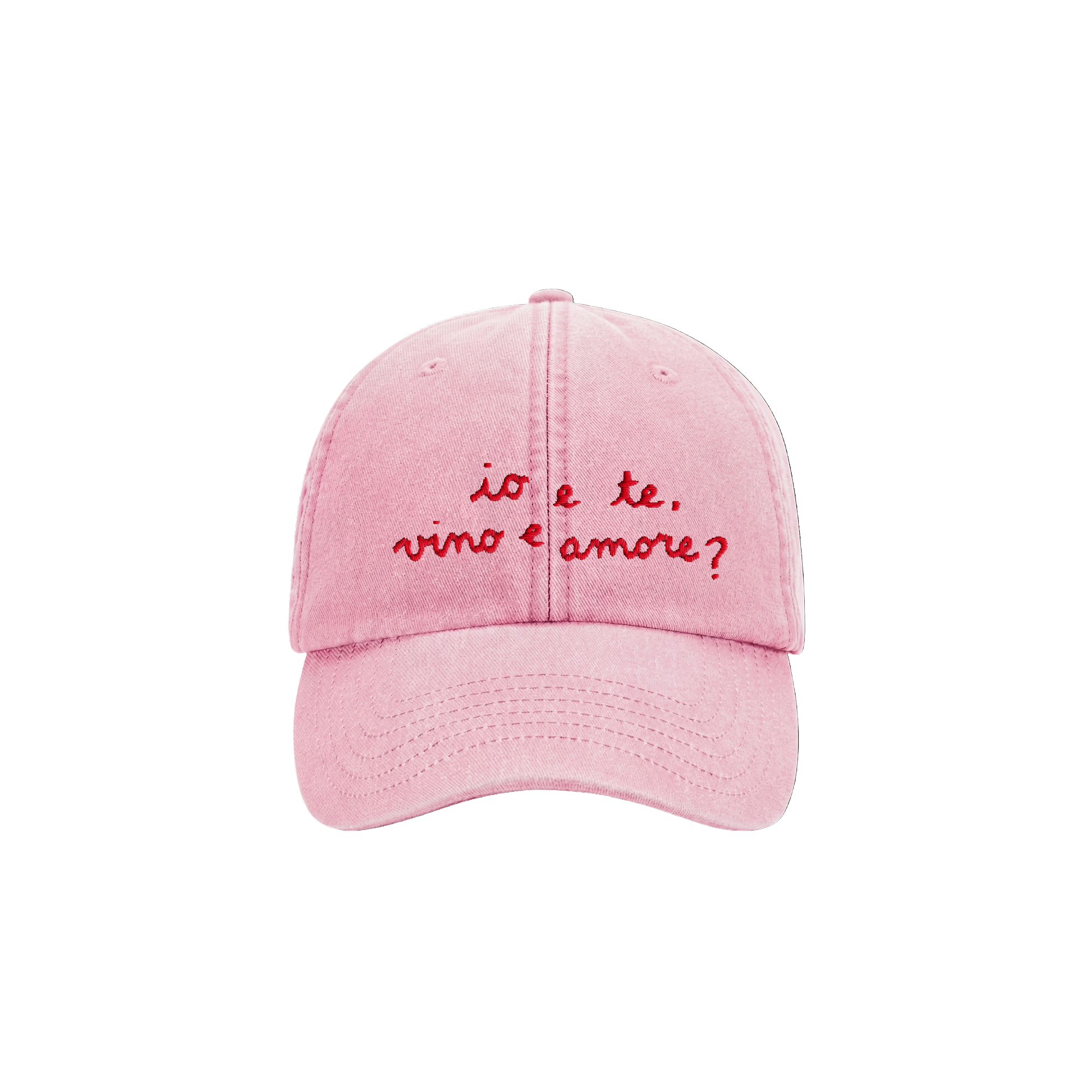 Vino e Amore Pink Cap