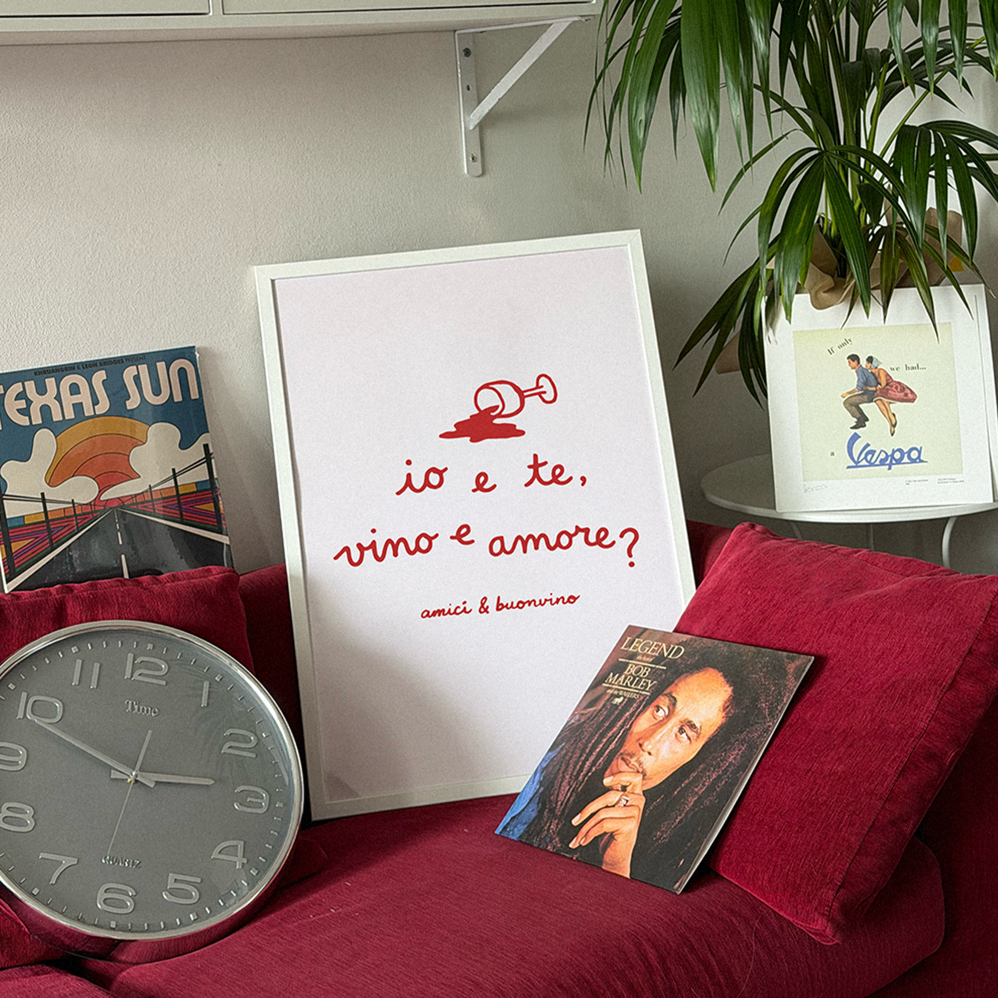 Vino & Amore Poster